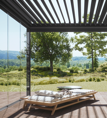 terrassen pavillon