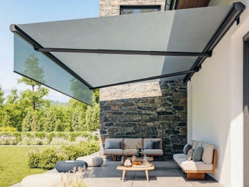 Teleskoparm Storen für grossflächige Beschattung