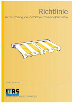 Richtlinie Markiesentuecher